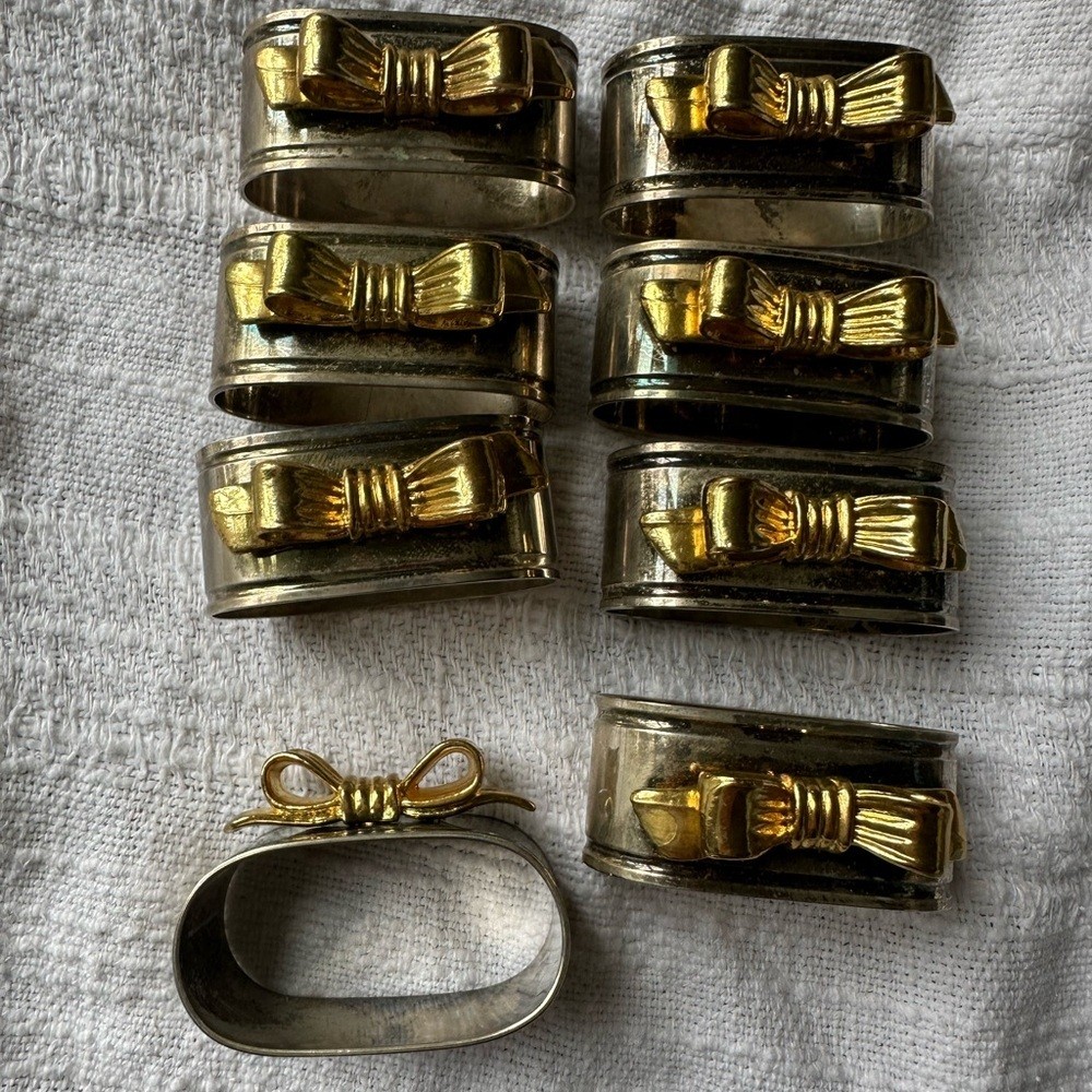 Vintage Bow Napkin Holders