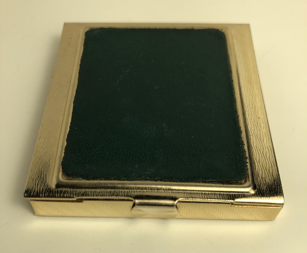 Vintage Metal matchbox Matchbook holder case