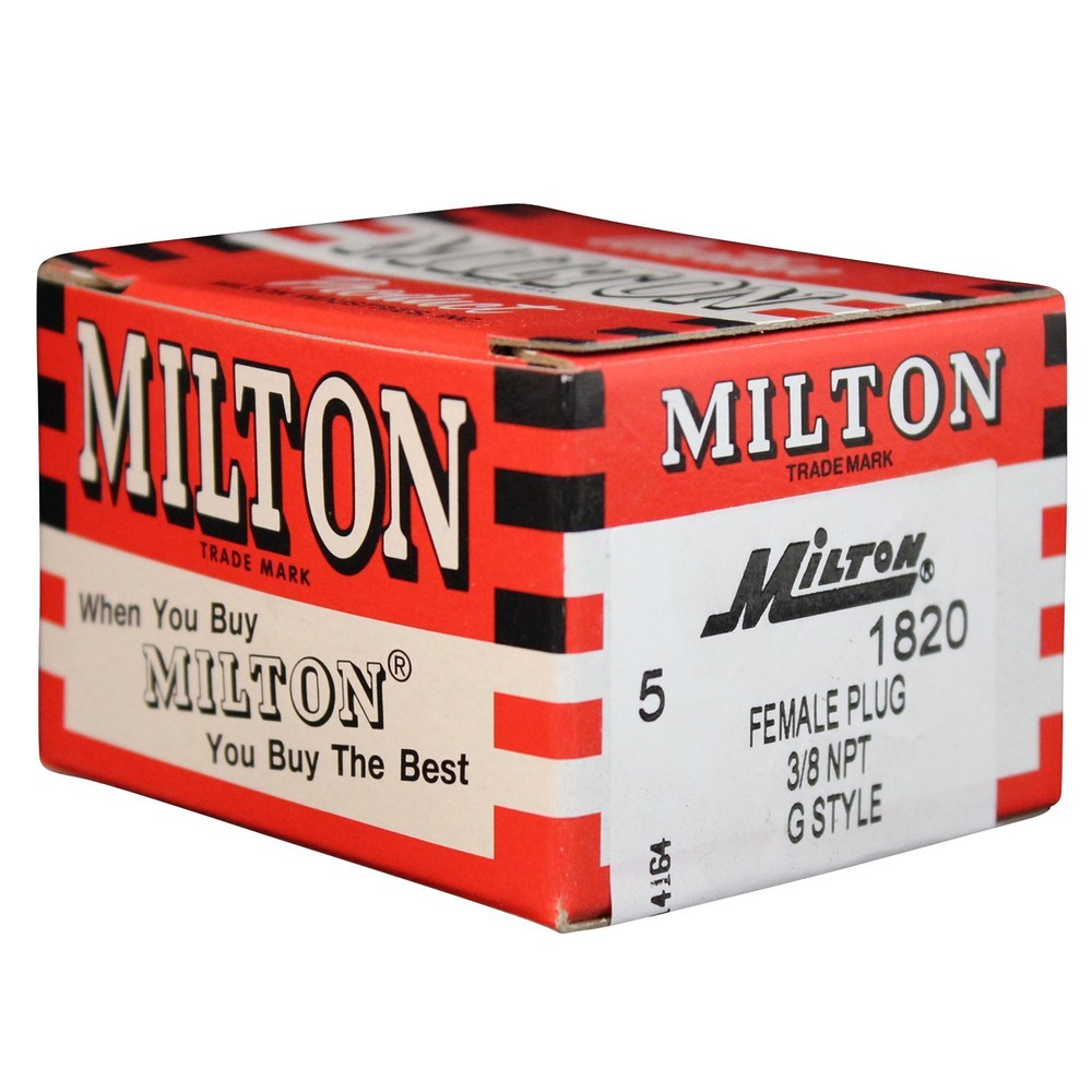 Milton 1820 3/8" FNPT G-Style Plug