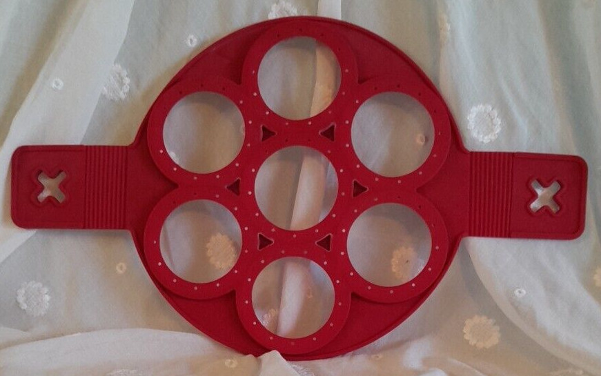 Non Stick Pancake Pan Flipper Silicone Egg Mould Breakfast Maker Tool