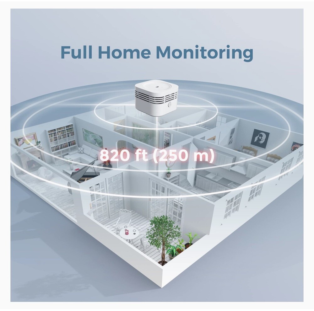 Aegislink Wireless Interlinked Smoke Alarm S-RF200 6 PACK