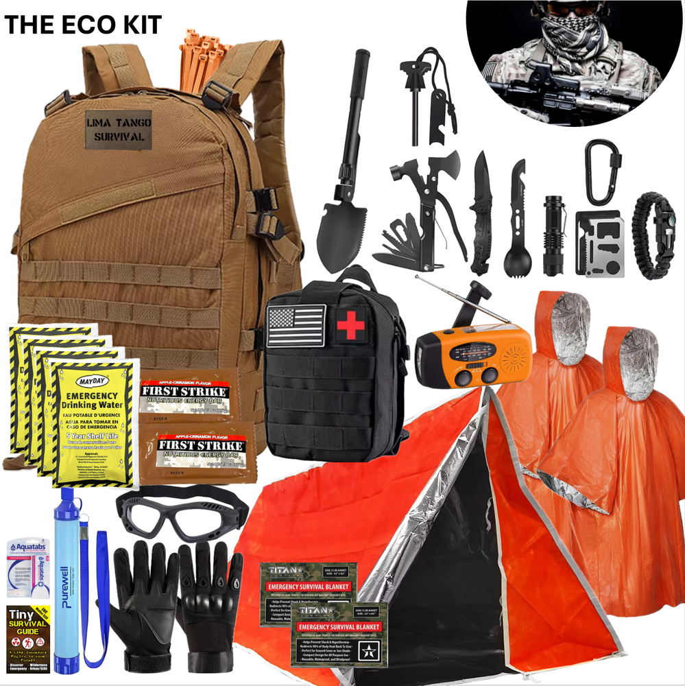 Emergency / Survival Kit / Bug Out Bag / Tactical Backpack / First Aid Kit