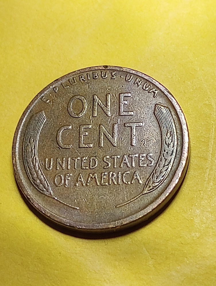 Error Coin 1925-P Lincoln Cent Wheat Penny Woody Error Improper Alloy Error.#125