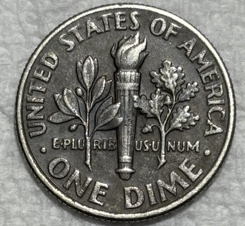 US Dime 10c Black Dime