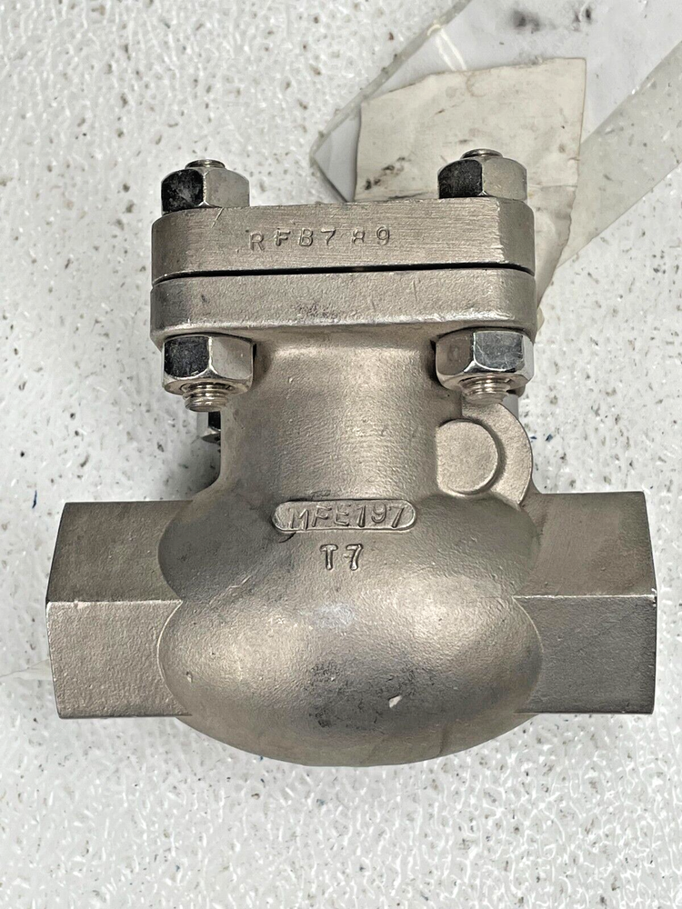 ALOYCO Fig: 374 CF3M Stainless Swing Check Valve 1" Class 150 Socket Weld Ends