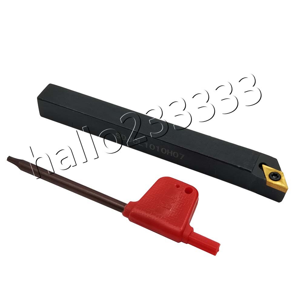 SDJCL1010H07 Lathe External Turning Tool Holder +1PCS DCMT070204 BP010 inserts