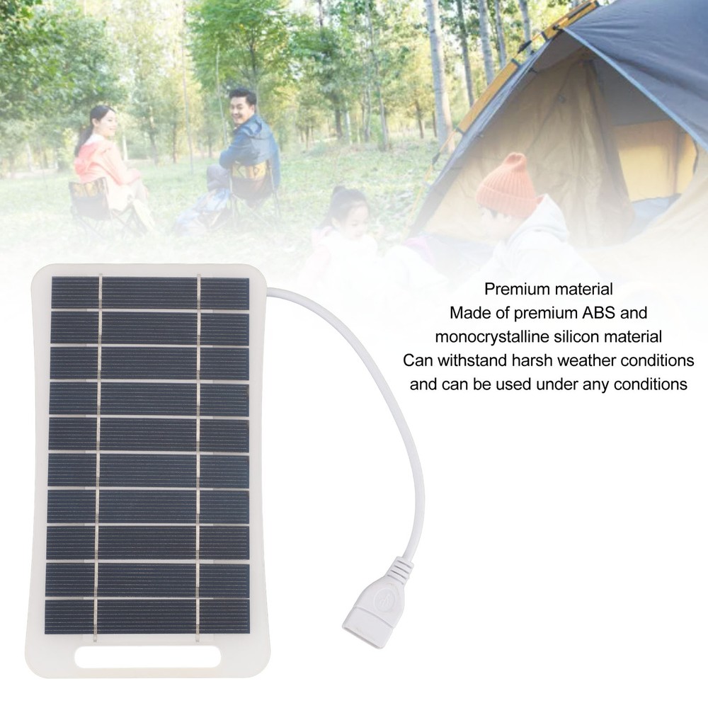 5V 5W USB Solar Panel Professional High Efficiency Monocrystalline Silicon Po