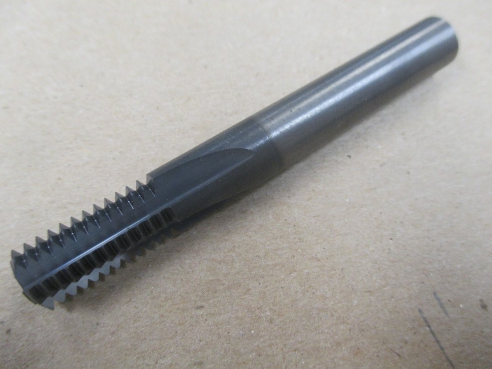 NEW Advent 3/8"-16 Solid Carbide ALTiN Coated Threadmill #121638-1CSV