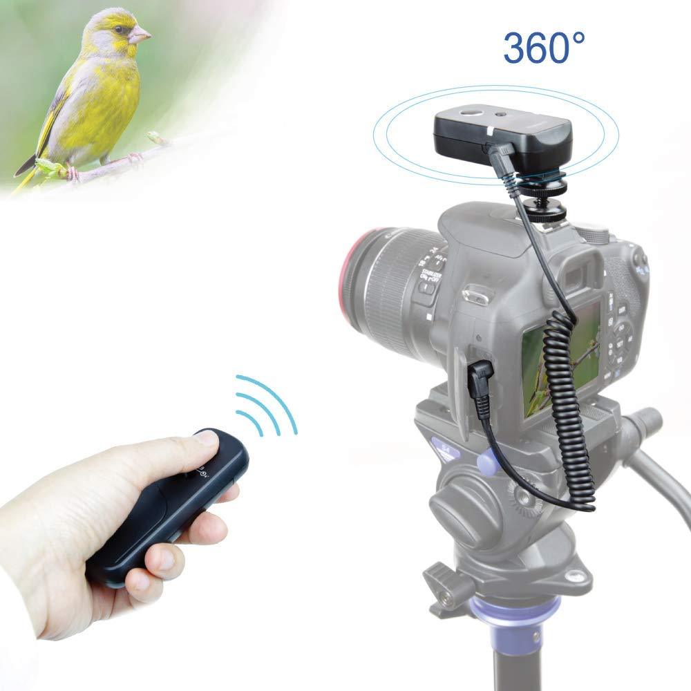 360 Angle Shutter Release Wireless Remote 100M for Nikon D5100 D5000 D3200 D90