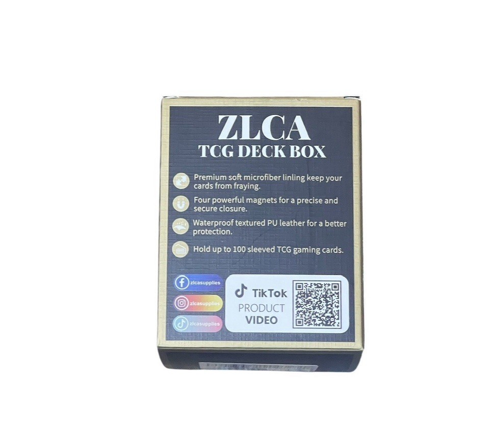 Zlca 100+ TCG Deck Box NIB