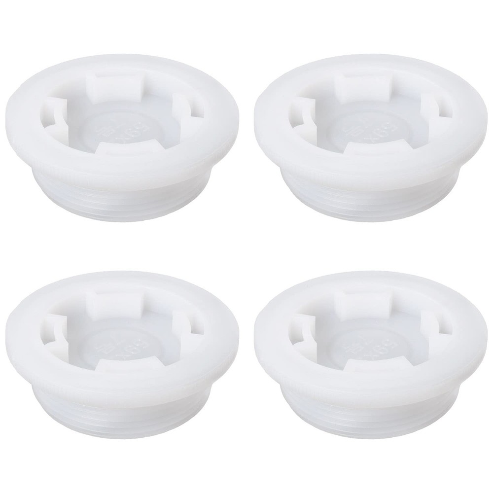 4pcs 2" Bung Cap Fine Thread Poly Buttress Drum Bung for 55 Gallon Plastic Dr...