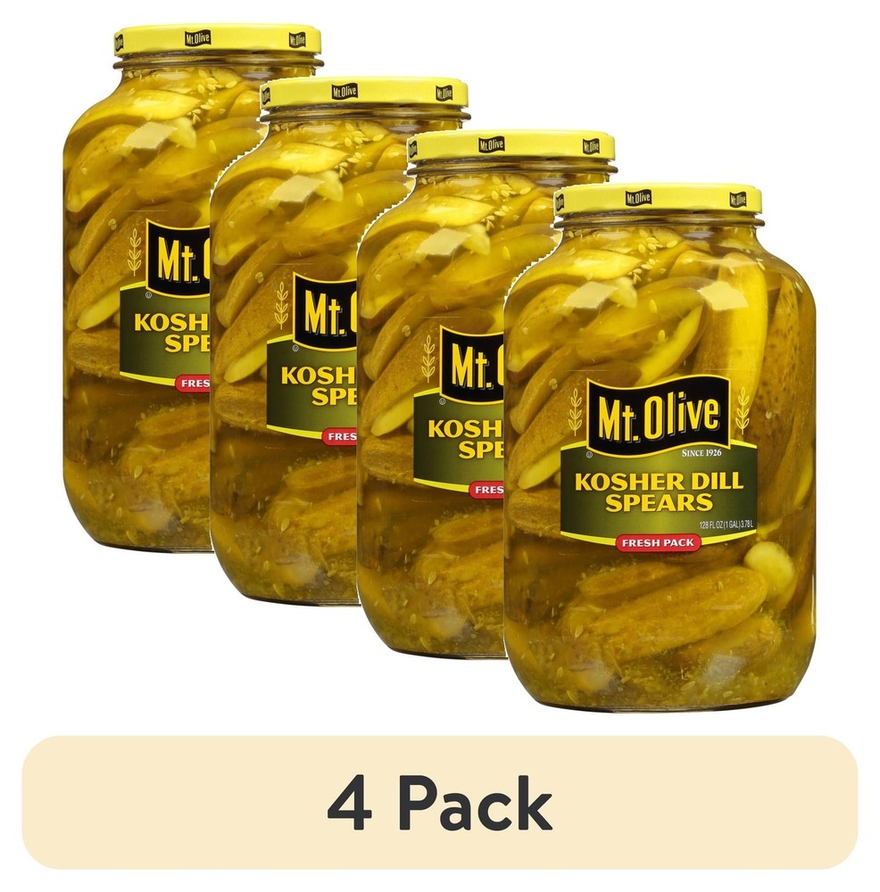 Kosher Dill Spears Fresh Pack Pickles - 128 fl oz jar