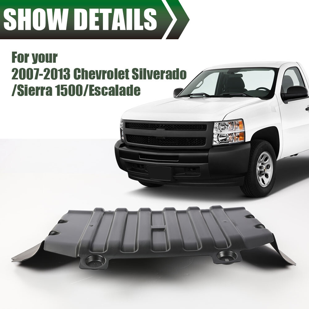 Front Engine Splash Shield Fit For 2007-2013 Chevrolet Silverado 1500 Lower