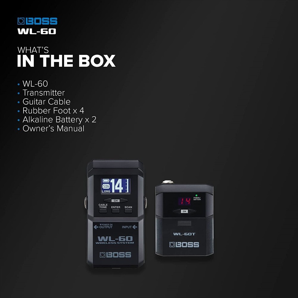 BOSS WL-60 Guitar Wireless System Japan NEW
