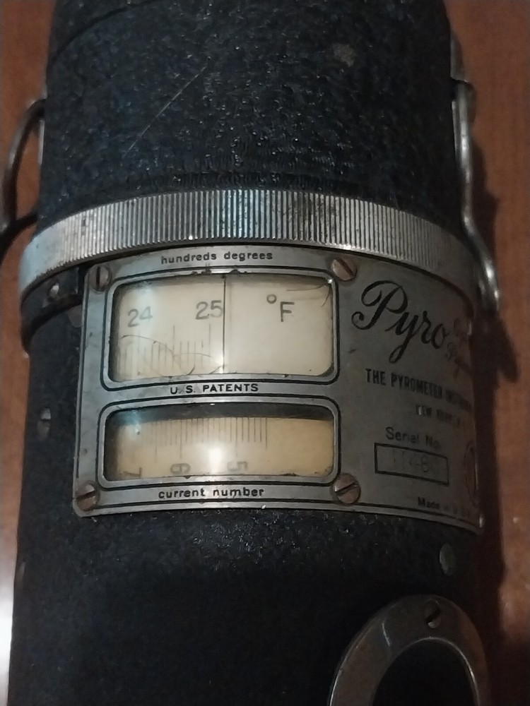 PYRO Optical Pyrometer Instrument Co New York Temperature Sensor 60.5