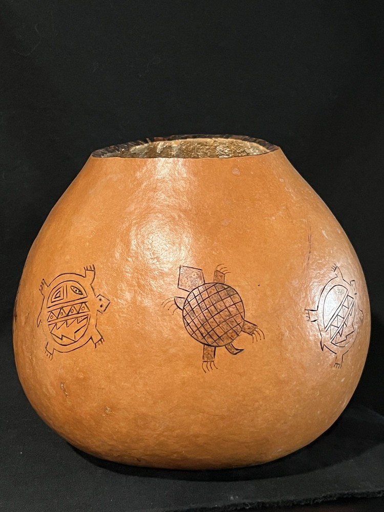 Hand Crafted  Decorative Gourd