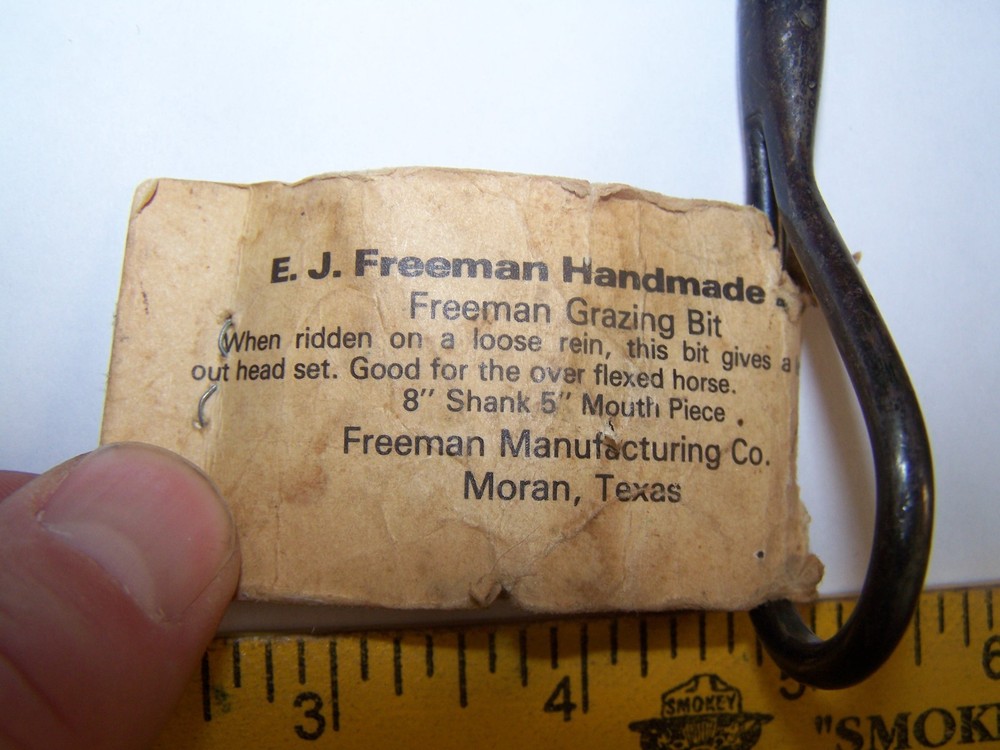 NEW EJ Freeman Black Steel Grazing Bit