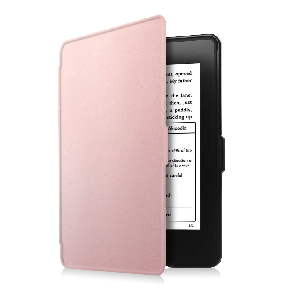 For 2012-2017 Amazon Kindle Paperwhite PU Leather SlimShell Case Auto Sleep/Wake