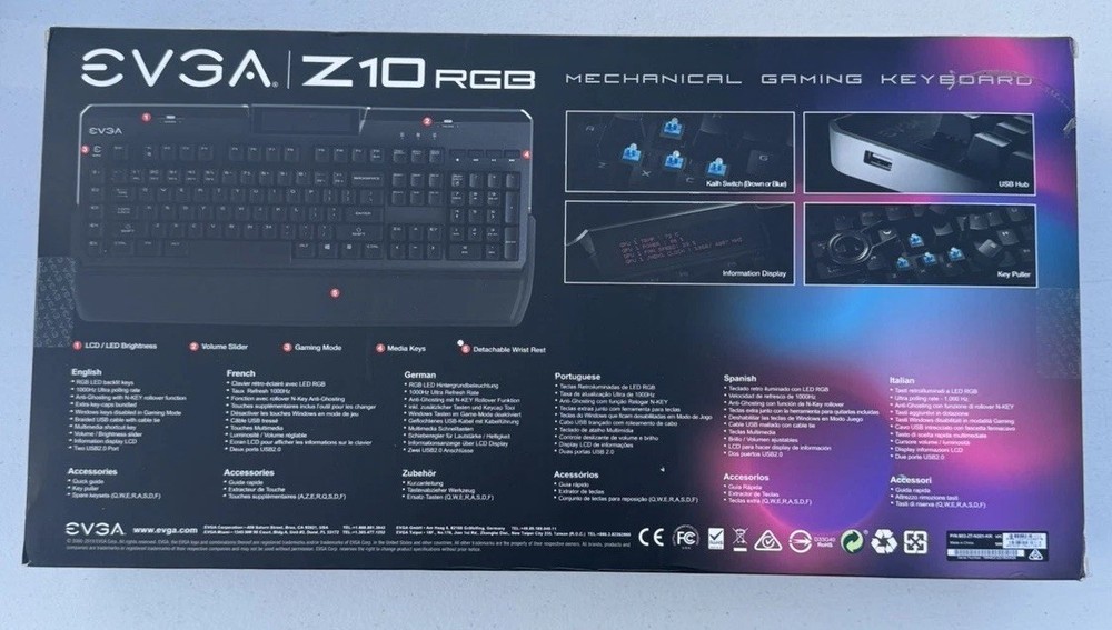 EVGA Z10 RGB Keyboard