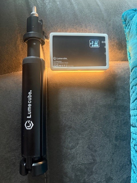 Lume Cube Lighting for Streaming Video Call Lighting with Adjustable tripod