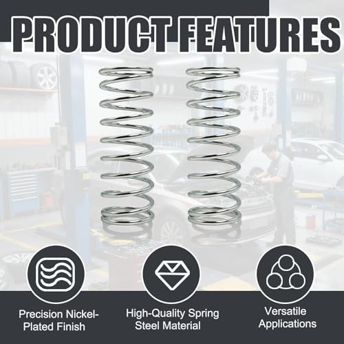 Compression Spring 9734 Spring Steel, Nickel-Plated, Compression Spring 9734,