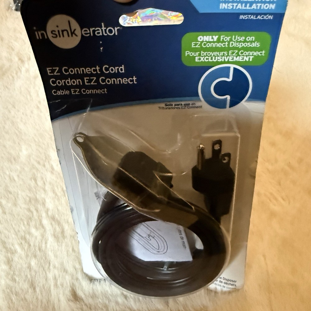 InSinkErator CRD-EZ Connect Power Cord 3 Ft For use on EZ Connect Disposals