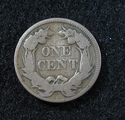 1858 - FLYING EAGLE CENT - Circulated