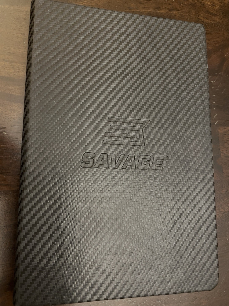 Savage Firearm Journal Note Lined Pages Unique Hunting shooting planner