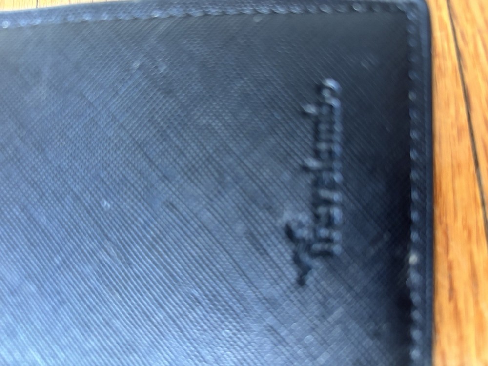 Black Wallet Binder Book