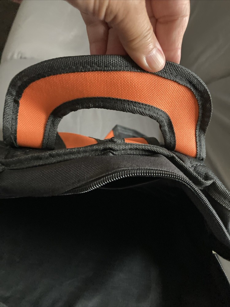 15” Backpack Red Canvas Cartoon 12” Laptop Compartment Adjustable Straps Handle