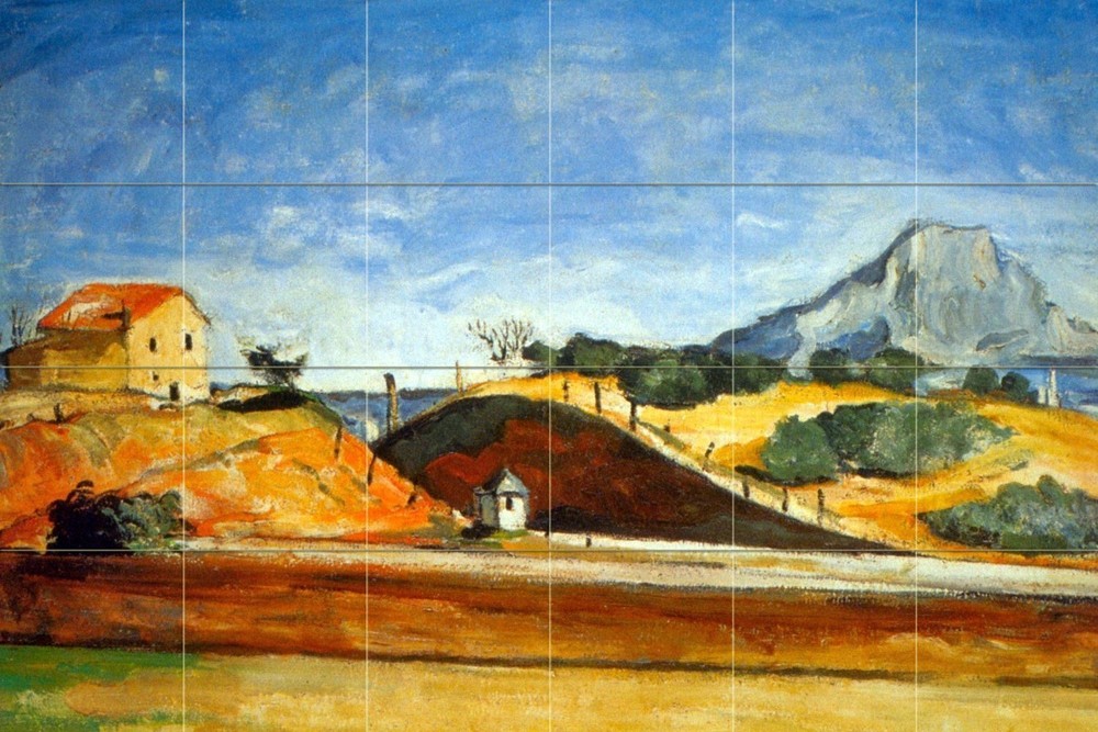 Railway Cutting Tile Mural Kitchen Bathroom Wall Backsplash 25.5x17 Ceramic