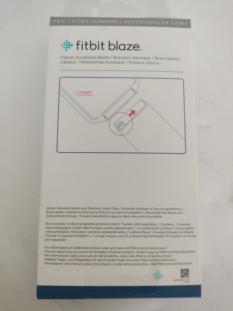 NEW Fitbit Blaze Activity Tracker Small PURPLE Classic Accessory Band FB159ABPMS