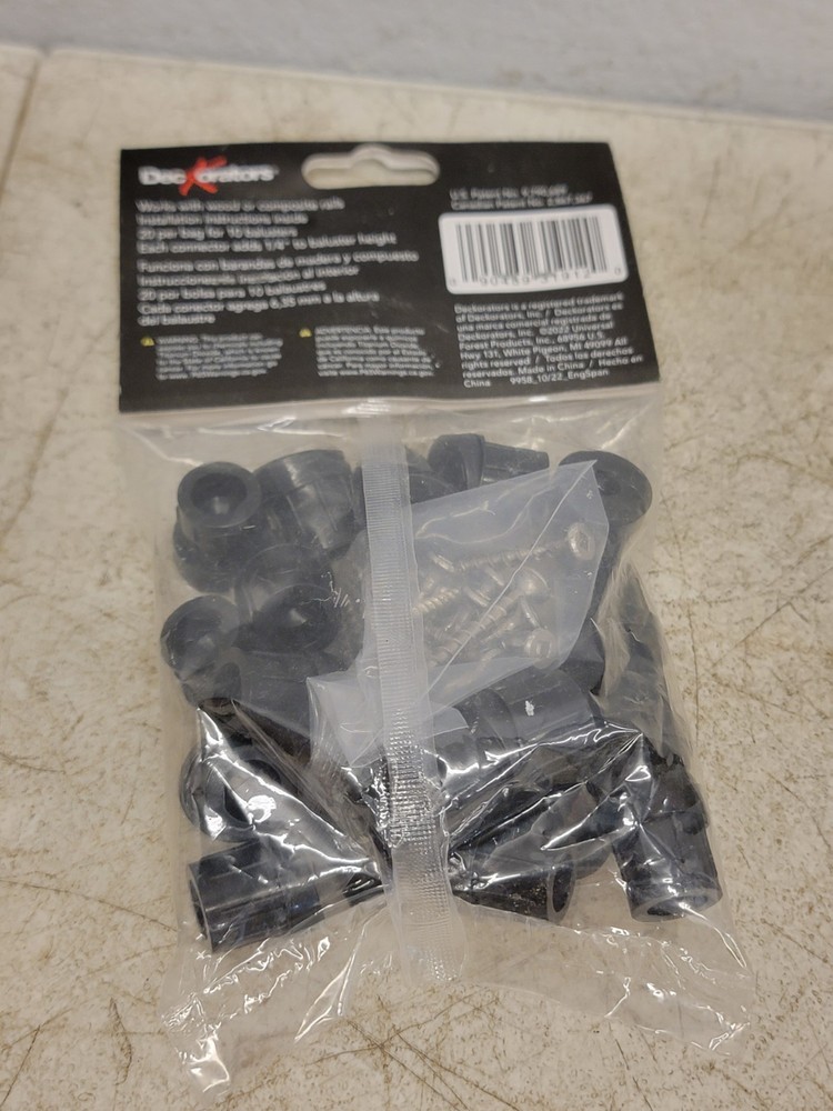 (8) DECKORATORS 2-In-1 Classic Baluster Connectors 20 Pack