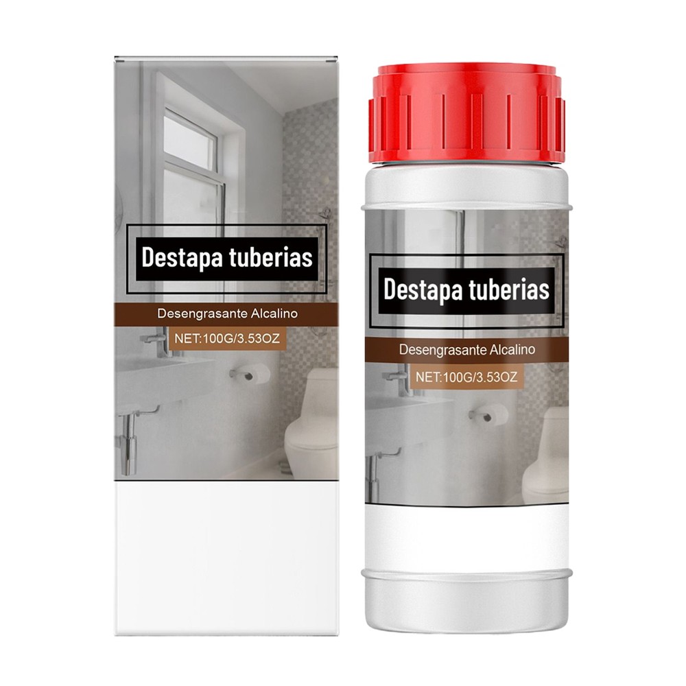 Bathroom Drain Cleaner Rapid Dissolving Solution Sink Pipe Unclogging Agent
