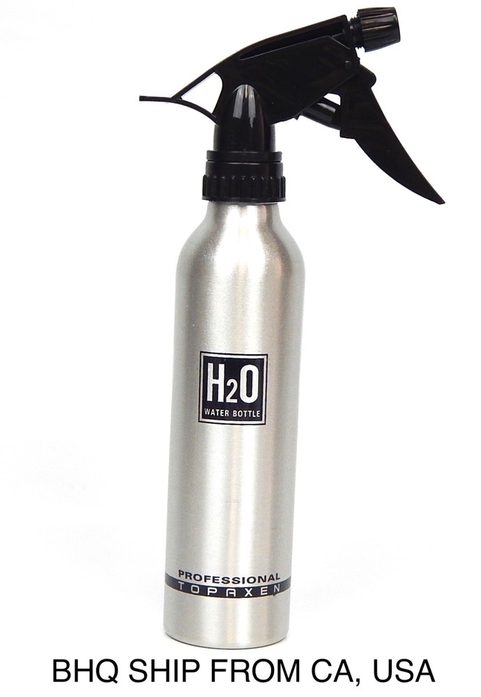 Aluminum Spray Water Bottle (Silver)