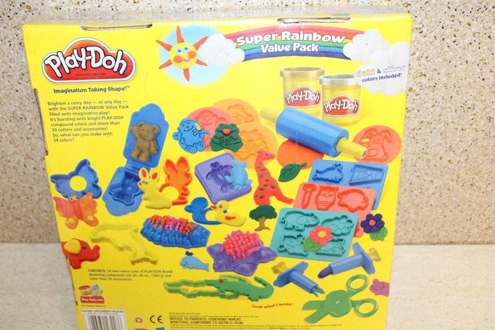 Play-Doh® Modeling Compound Super Rainbow 24 Value Pack Including Gold & Silver
