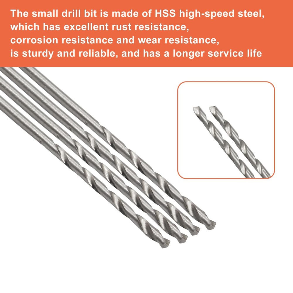 20 Pcs Mini Micro Drill Bit Set, HSS Metric Tiny Drill Bits Shank Twist Drill...