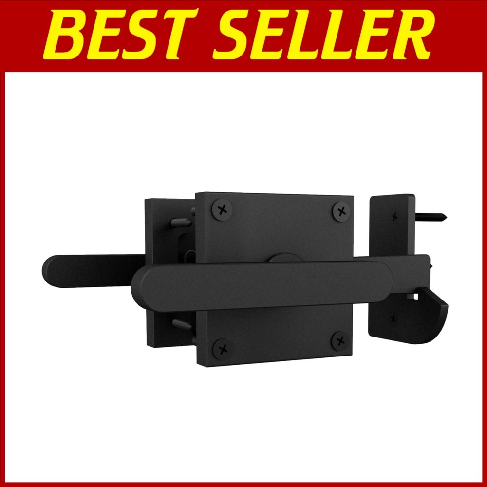 Heavy Duty Double Side Gate Latch - Black