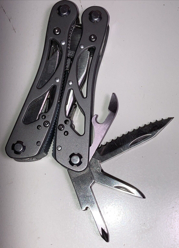 Multi-Tool Folding Plier Winframe Hunting Outdoor 9 tools