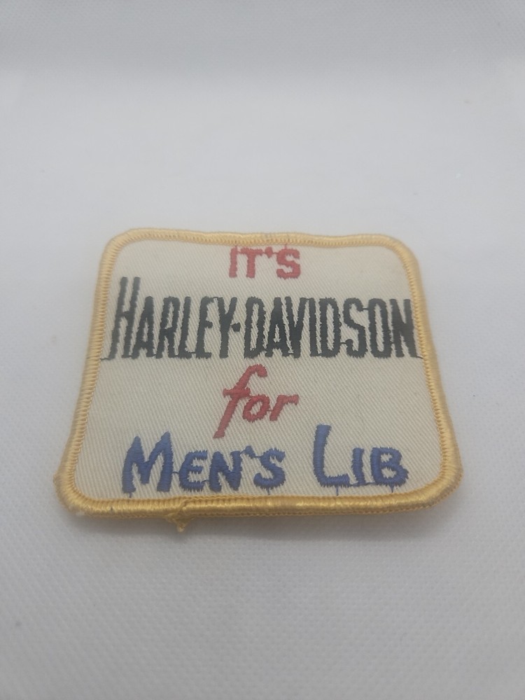 “HD For Men’s Lib” Harley-Davidson Patch / Emblem