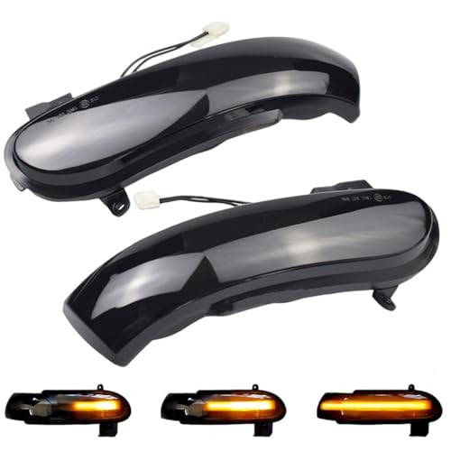 LED Dynamic Side Mirror Sequential Turn Signal Light for Benz Slk Class Black