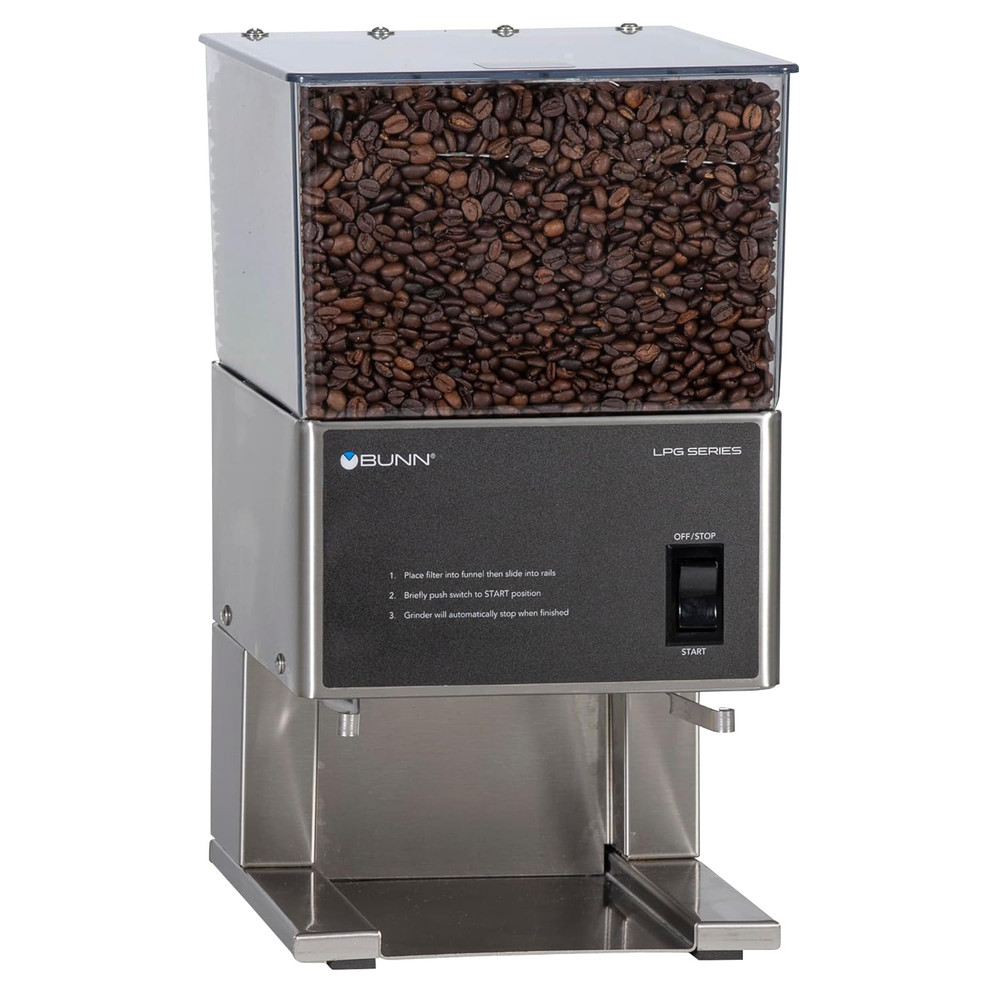 LPG Low Profile Coffee Grinder with 1 Hopper - Precision Portion Control