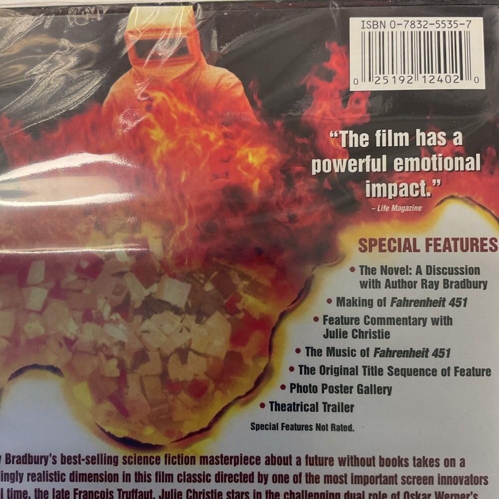 Fahrenheit 451 (DVD, 1966) NEW
