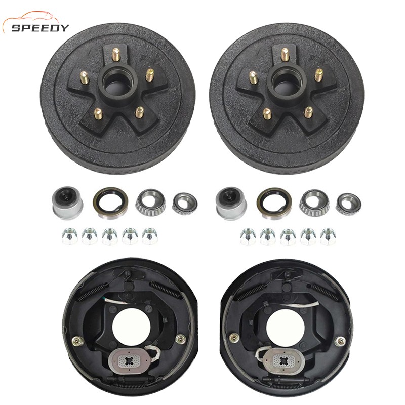 Trailer 5 on 4.5 Hub Drum Kits with 10"X2-1/4" Electric brakes for 3500 lbs axle