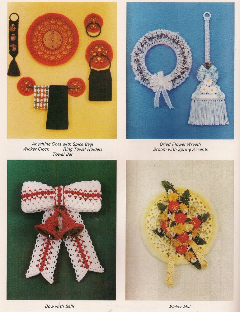 Hanging Table & Kitchen Accesories Patterns - Craft Book: Macrame Scrapbook