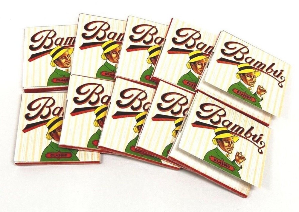 10 Pack of Bambu Classic Rolling Papers 100% Authentic  Regular Paper