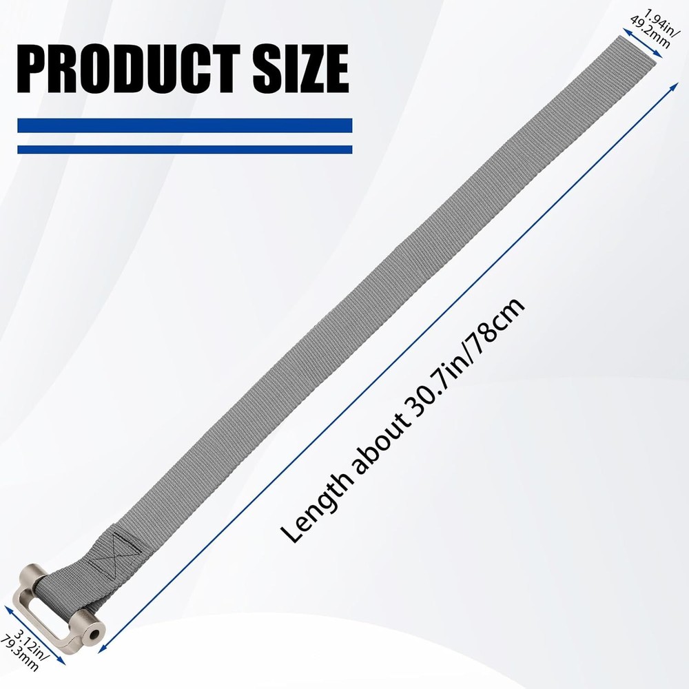Durable Heavy Duty Oil Filter Strap Wrench - Adjustable Filter Removal Tool