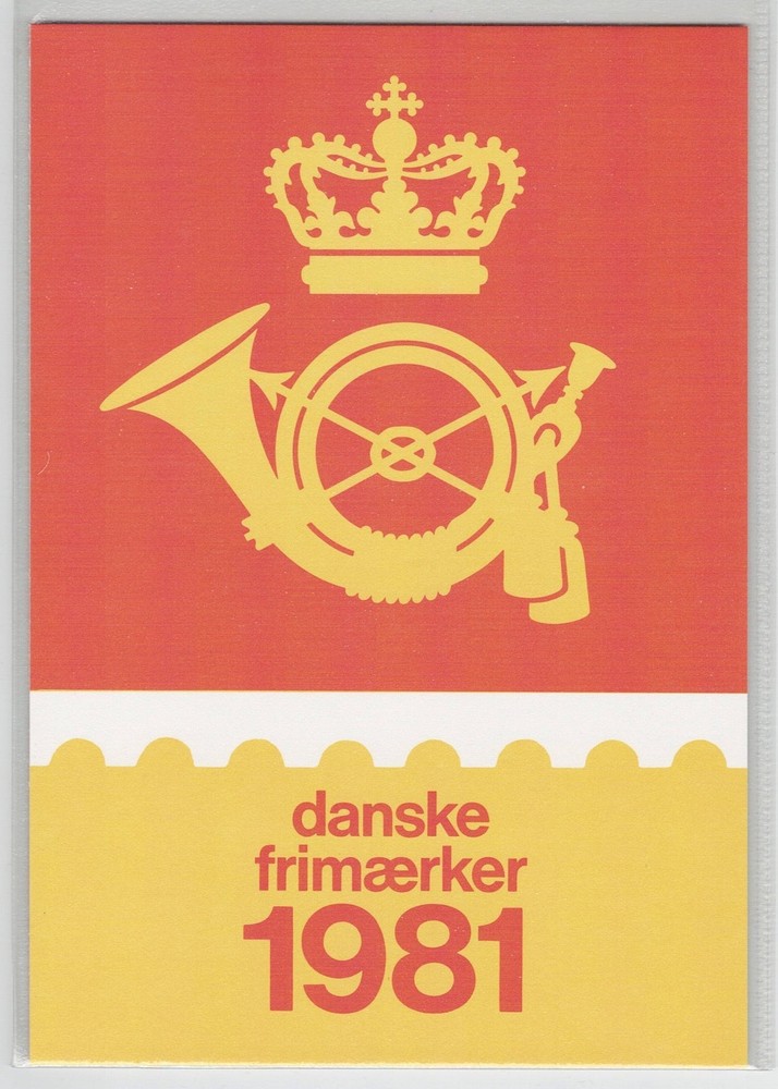 Denmark Danemark Year Set 1981 Official MNH Complete as Issued