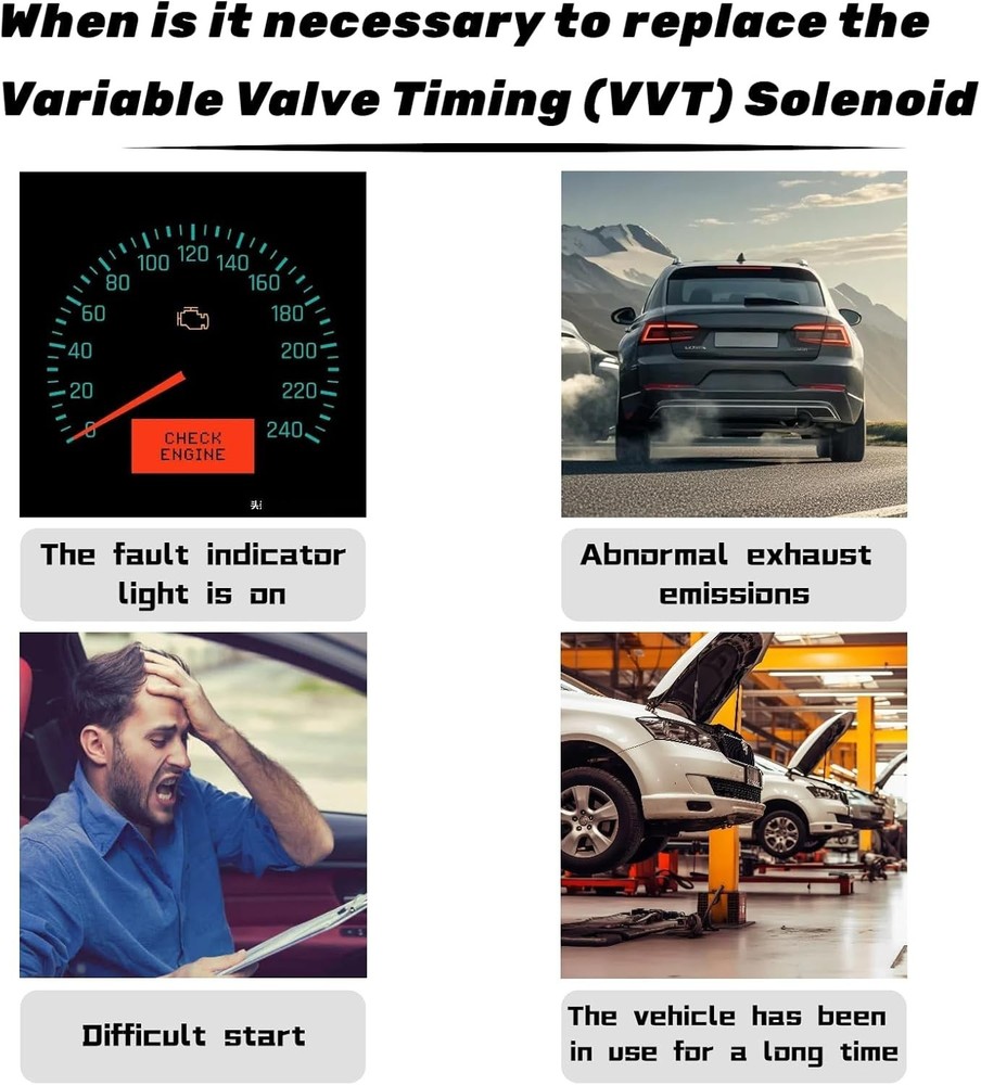 Engine Variable Valve Timing solenoid VVT Compatible with Sentra Maxima Front...