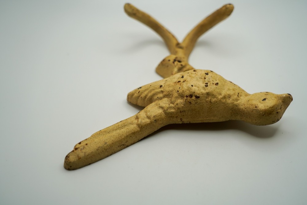 Vintage Cast Iron Bird Coat Hook B5